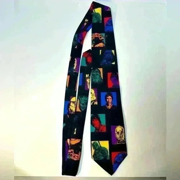Ralph Marlin Other - Ralph Marlin 1997 Star Wars Character Icons Men’s Novelty Movie Tie Vintage
